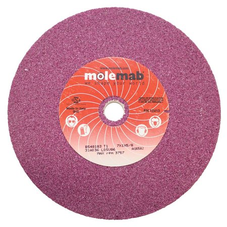 STENS Blade Grinding Wheel 750-105 For 7" X 1" X 5/8" 36 Grit Ruby 750-105